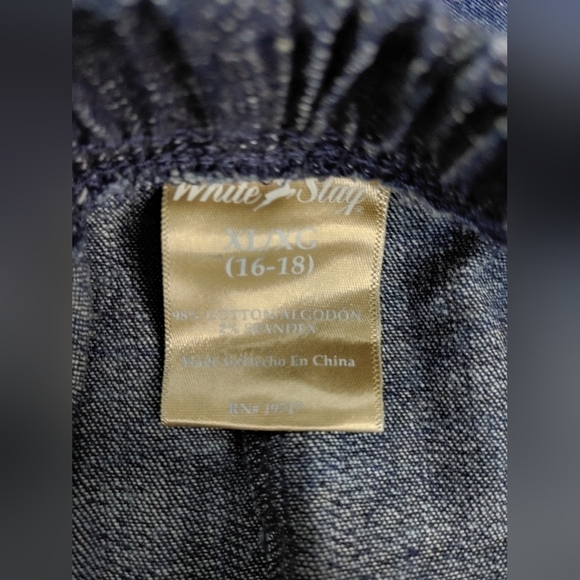 WOMAN DENIM JEANS STRETCH PANTS PLUS SIZE 16-18 - Picture 4 of 5